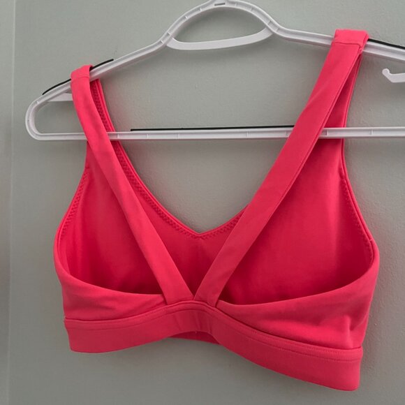 Bright Coral Pink Arie Sports Bra with Padding Size Small - Picture 4 of 8
